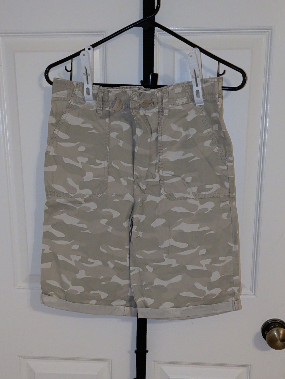 OshKosh B'gosh Boys Beige & Cream Camo Cargo Shorts